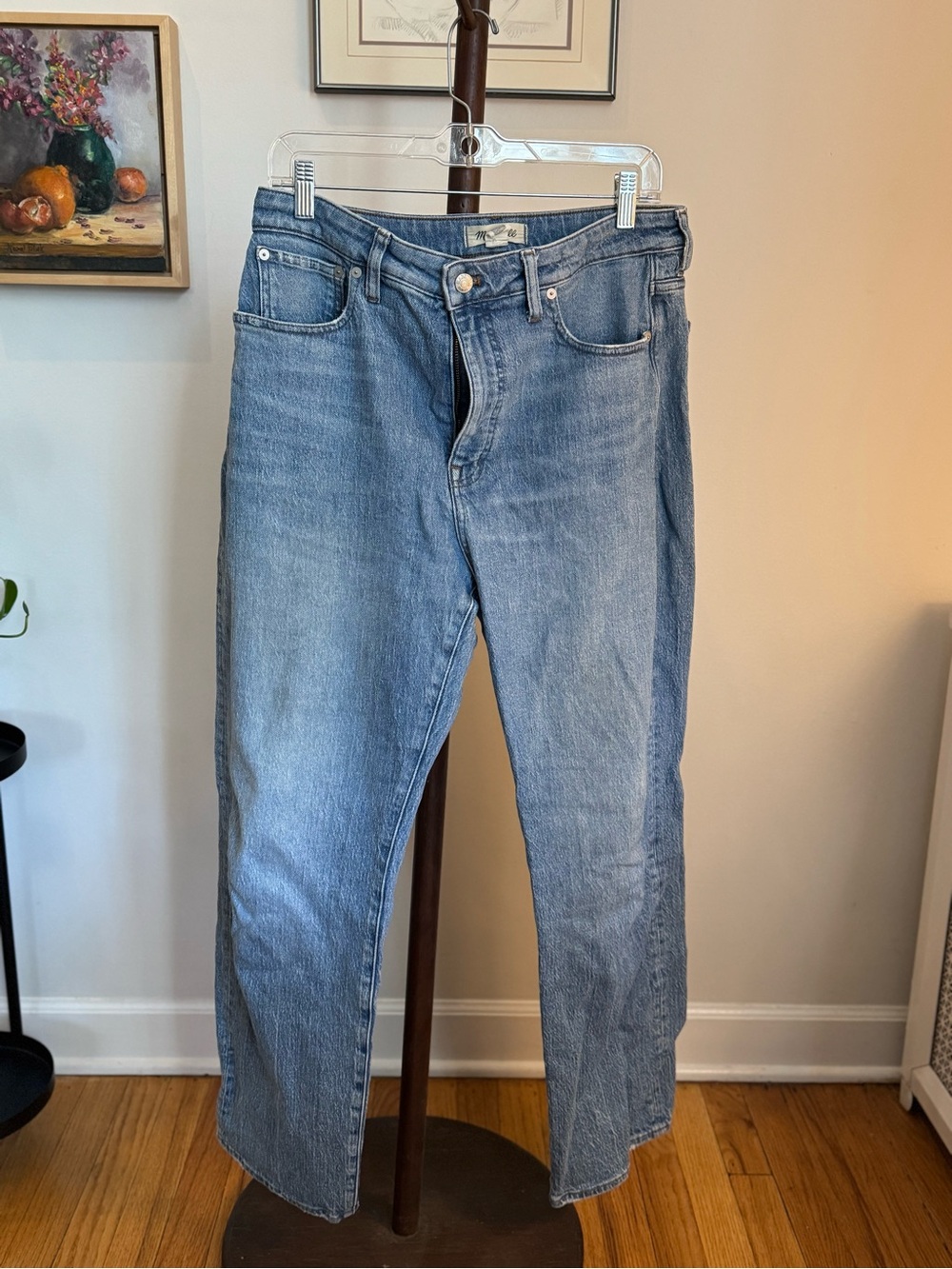 Madewell Light Blue Curvy 90’s Straight Fit women’s jeans